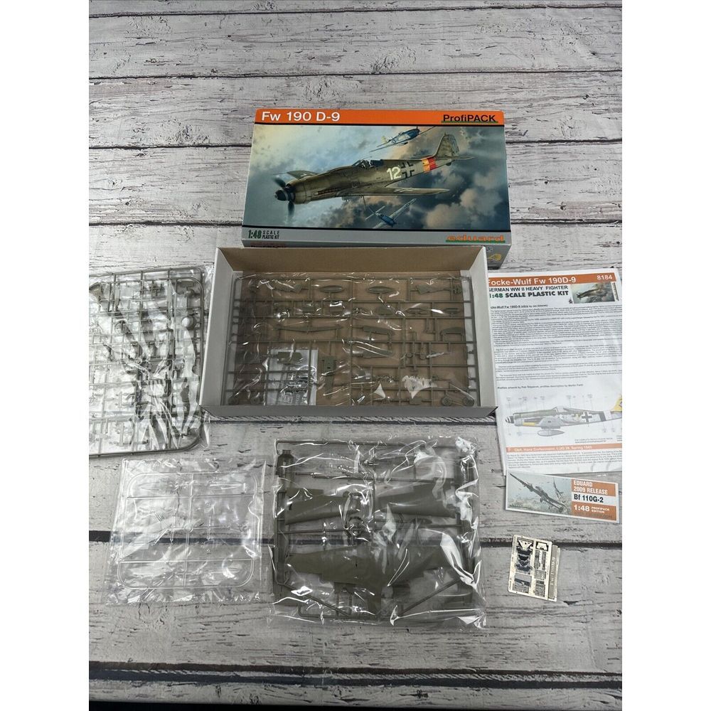 1/48 Eduard Fw 190D-9‎ ProfiPack #8184 German Plane Modal Kit Sealed Bags